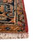 aalam red and orange wool hand knotted Rug - Corner aalam red and orange wool hand knotted Rug - Corner