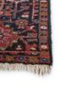 aalam red and orange wool hand knotted Rug - Corner