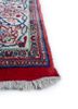 aalam red and orange wool hand knotted Rug - Corner