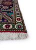 aalam red and orange wool hand knotted Rug - Corner