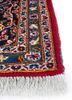 aalam red and orange wool hand knotted Rug - Corner