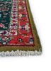 aalam green wool hand knotted Rug - Corner