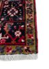 aalam red and orange wool hand knotted Rug - Corner