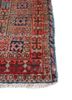aalam pink and purple wool hand knotted Rug - Corner