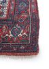 aalam red and orange wool hand knotted Rug - Corner aalam red and orange wool hand knotted Rug - Corner