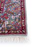 aalam green wool hand knotted Rug - Corner