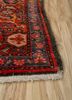aalam red and orange wool hand knotted Rug - Corner aalam red and orange wool hand knotted Rug - Corner
