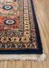 aalam beige and brown wool hand knotted Rug - Corner