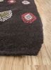 nuray beige and brown wool hand knotted Rug - Corner
