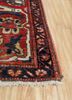 aalam red and orange wool hand knotted Rug - Corner aalam red and orange wool hand knotted Rug - Corner