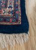 aalam red and orange wool hand knotted Rug - Corner aalam red and orange wool hand knotted Rug - Corner