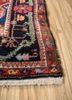 aalam red and orange wool hand knotted Rug - Corner aalam red and orange wool hand knotted Rug - Corner