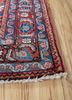 aalam red and orange wool hand knotted Rug - Corner aalam red and orange wool hand knotted Rug - Corner