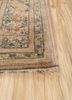 aalam gold wool hand knotted Rug - Corner