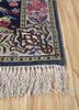 gulmarg blue wool hand knotted Rug - Corner gulmarg blue wool hand knotted Rug - Corner