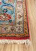 aalam gold wool and silk hand knotted Rug - Corner aalam gold wool and silk hand knotted Rug - Corner