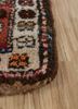 nuray red and orange wool hand knotted Rug - Corner