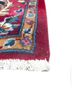 aalam red and orange wool hand knotted Rug - Corner aalam red and orange wool hand knotted Rug - Corner