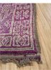 nuray pink and purple wool hand knotted Rug - Corner nuray pink and purple wool hand knotted Rug - Corner
