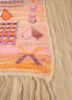 nuray pink and purple wool hand knotted Rug - Corner nuray pink and purple wool hand knotted Rug - Corner