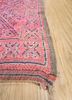 nuray pink and purple wool hand knotted Rug - Corner