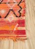 nuray red and orange wool hand knotted Rug - Corner nuray red and orange wool hand knotted Rug - Corner