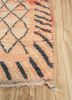 nuray beige and brown wool hand knotted Rug - Corner