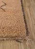nuray red and orange wool hand knotted Rug - Corner