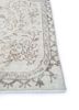 vintage ivory wool hand knotted Rug - Corner vintage ivory wool hand knotted Rug - Corner