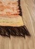 nuray red and orange wool hand knotted Rug - Corner nuray red and orange wool hand knotted Rug - Corner