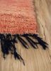 nuray red and orange wool hand knotted Rug - Corner nuray red and orange wool hand knotted Rug - Corner