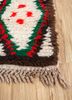 nuray ivory wool hand knotted Rug - Corner