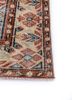 vintage red and orange wool hand knotted Rug - Corner vintage red and orange wool hand knotted Rug - Corner