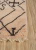 nuray beige and brown wool hand knotted Rug - Corner nuray beige and brown wool hand knotted Rug - Corner