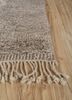 zuri beige and brown wool hand knotted Rug - Corner zuri beige and brown wool hand knotted Rug - Corner