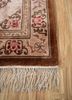 gulmarg beige and brown silk hand knotted Rug - Corner gulmarg beige and brown silk hand knotted Rug - Corner