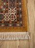 gulnar gold wool hand knotted Rug - Corner gulnar gold wool hand knotted Rug - Corner