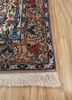 gulmarg ivory wool and silk hand knotted Rug - Corner gulmarg ivory wool and silk hand knotted Rug - Corner