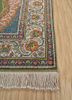 nuray green wool hand knotted Rug - Corner nuray green wool hand knotted Rug - Corner