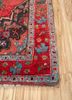 aalam red and orange wool hand knotted Rug - Corner aalam red and orange wool hand knotted Rug - Corner