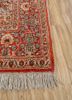 aalam red and orange wool hand knotted Rug - Corner aalam red and orange wool hand knotted Rug - Corner