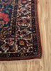 aalam red and orange wool hand knotted Rug - Corner aalam red and orange wool hand knotted Rug - Corner