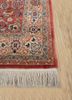 aalam red and orange wool hand knotted Rug - Corner aalam red and orange wool hand knotted Rug - Corner