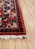 aalam blue wool hand knotted Rug - Corner aalam blue wool hand knotted Rug - Corner
