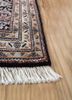 aalam blue wool hand knotted Rug - Corner aalam blue wool hand knotted Rug - Corner