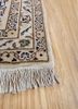 aalam ivory wool hand knotted Rug - Corner aalam ivory wool hand knotted Rug - Corner