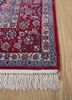 aalam ivory wool hand knotted Rug - Corner