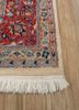 aalam gold wool hand knotted Rug - Corner