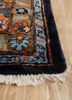 aalam blue wool hand knotted Rug - Corner aalam blue wool hand knotted Rug - Corner