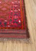 kiaan red and orange wool hand knotted Rug - Corner kiaan red and orange wool hand knotted Rug - Corner